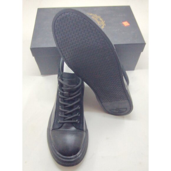 Snover AL6-13 Men's Black Leather Ankle Boots Premium Dress Footwear - Picture 16 of 16